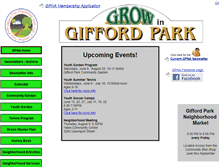 Tablet Screenshot of giffordparkomaha.org